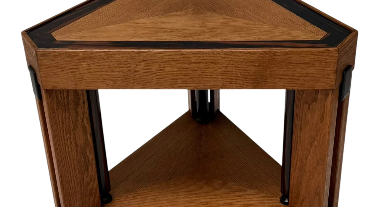 Art Deco Modernist Triangular Side Table by Anton Lucas, 1920s